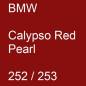 Preview: BMW, Calypso Red Pearl, 252 / 253.